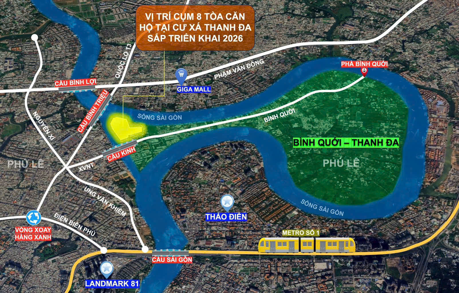 vị trí dự án mastri thanh đa peninsula