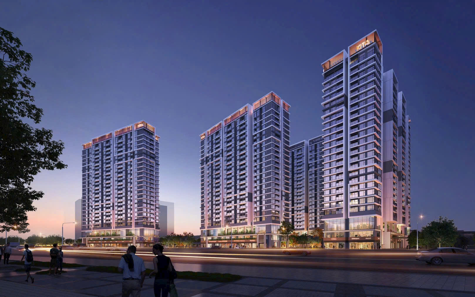 phối cảnh kita aqua avenue