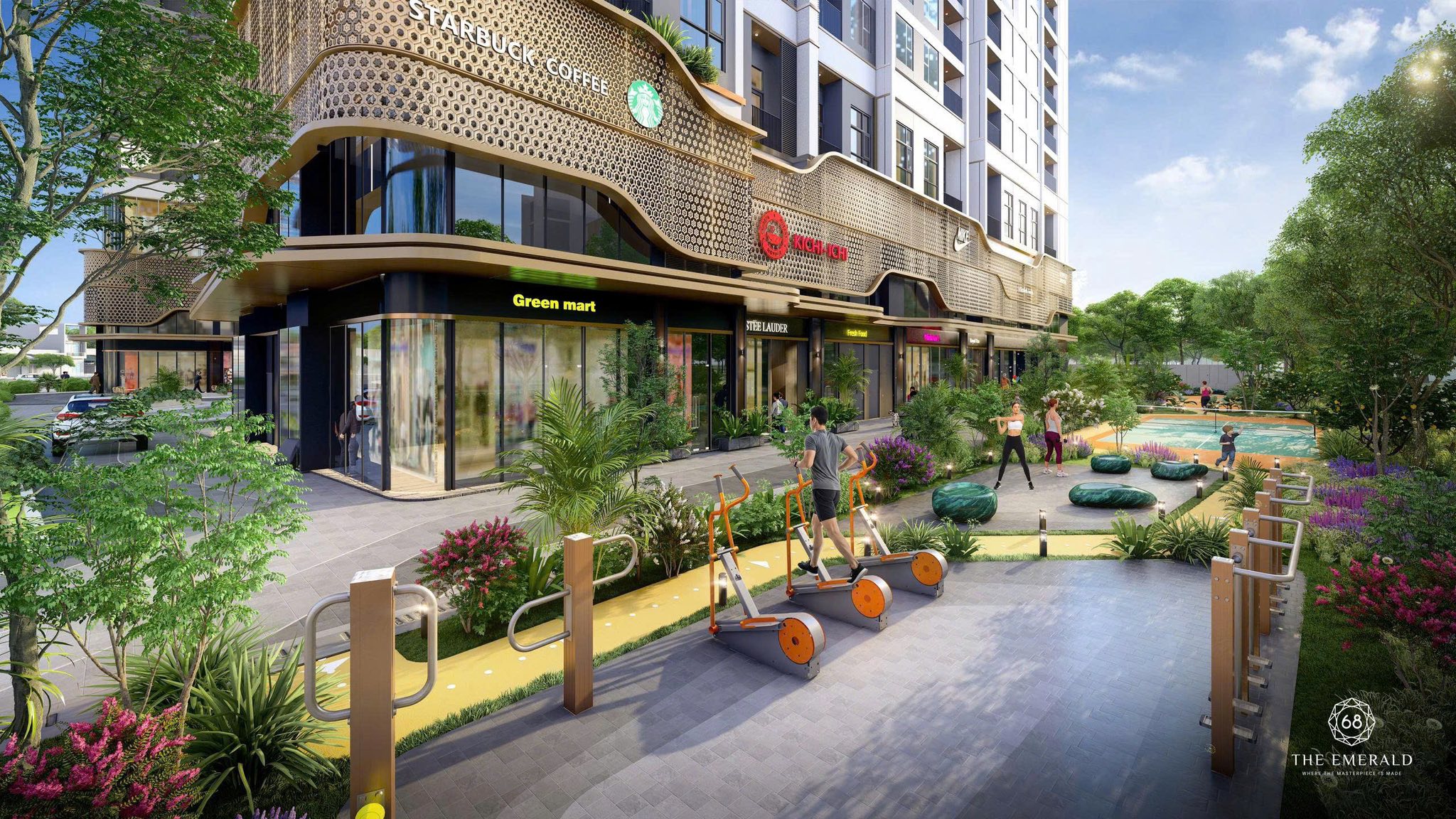 THE EMERALD GARDEN VIEW
