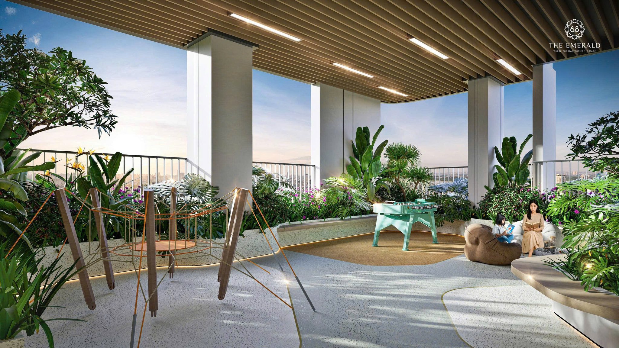 THE EMERALD GARDEN VIEW