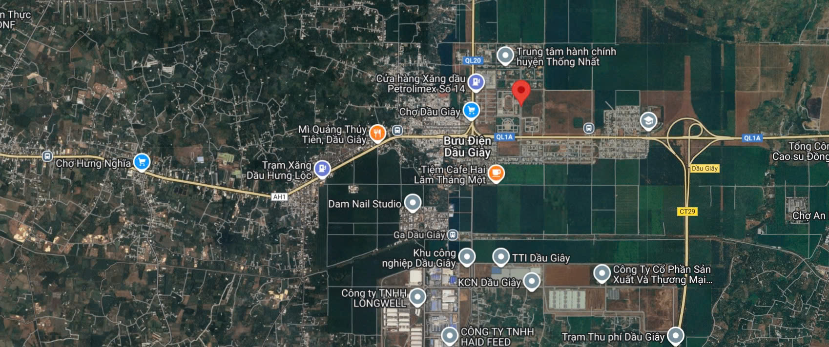 vị trí dự án the link city
