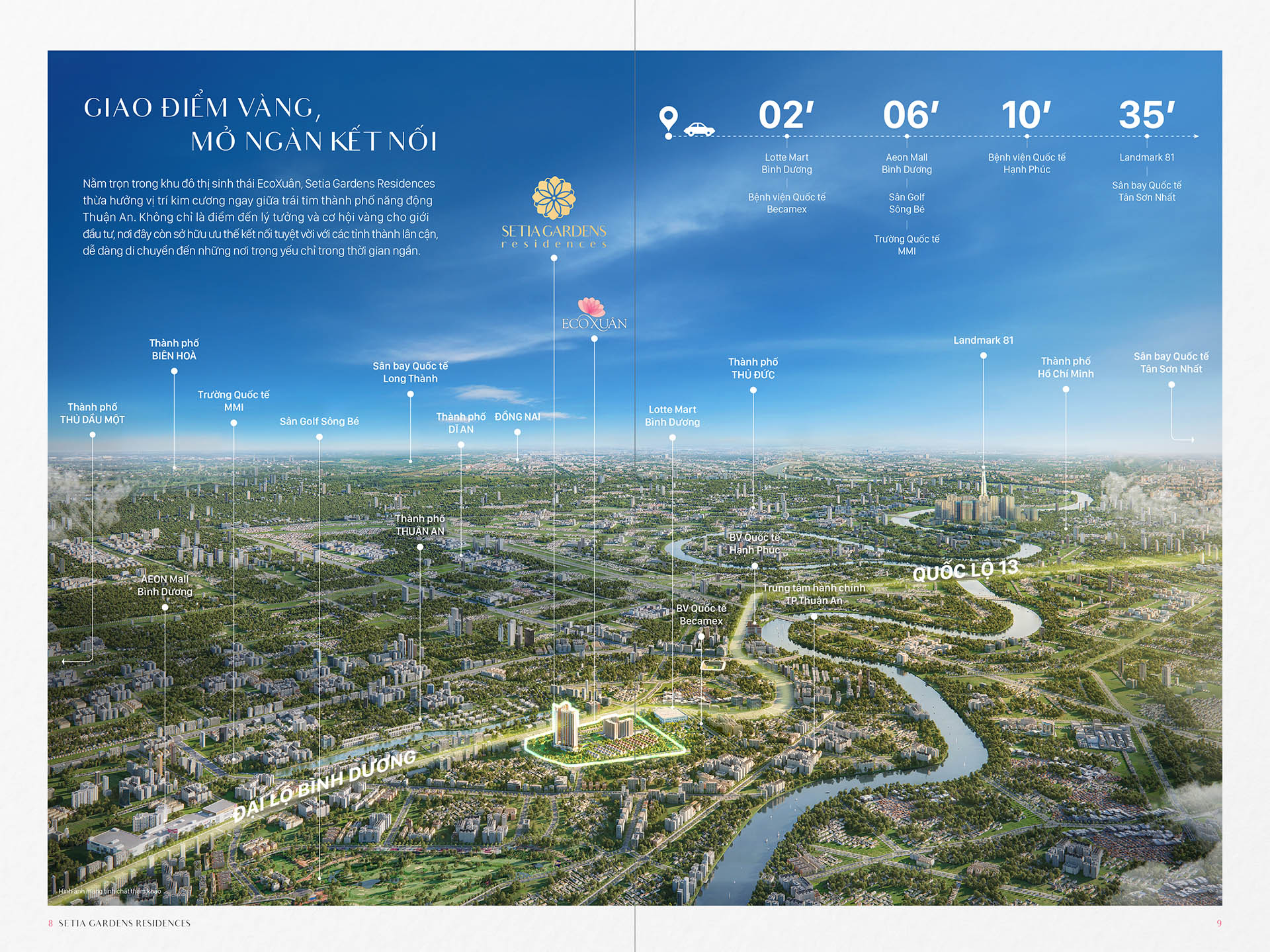 vị trí dự án setia edenia