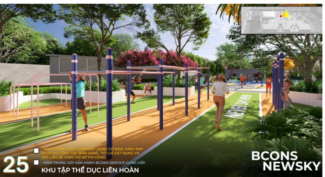 khu tập thể dục liên hoàn