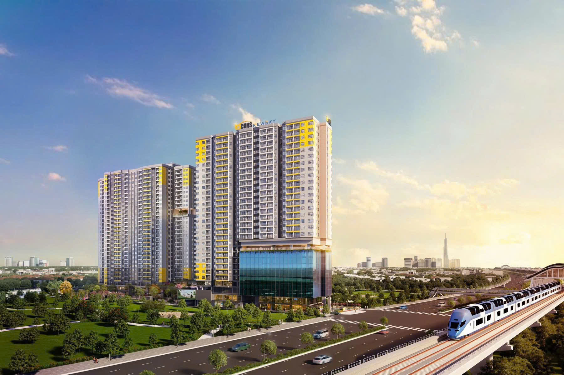 phối cảnh bcons newsky