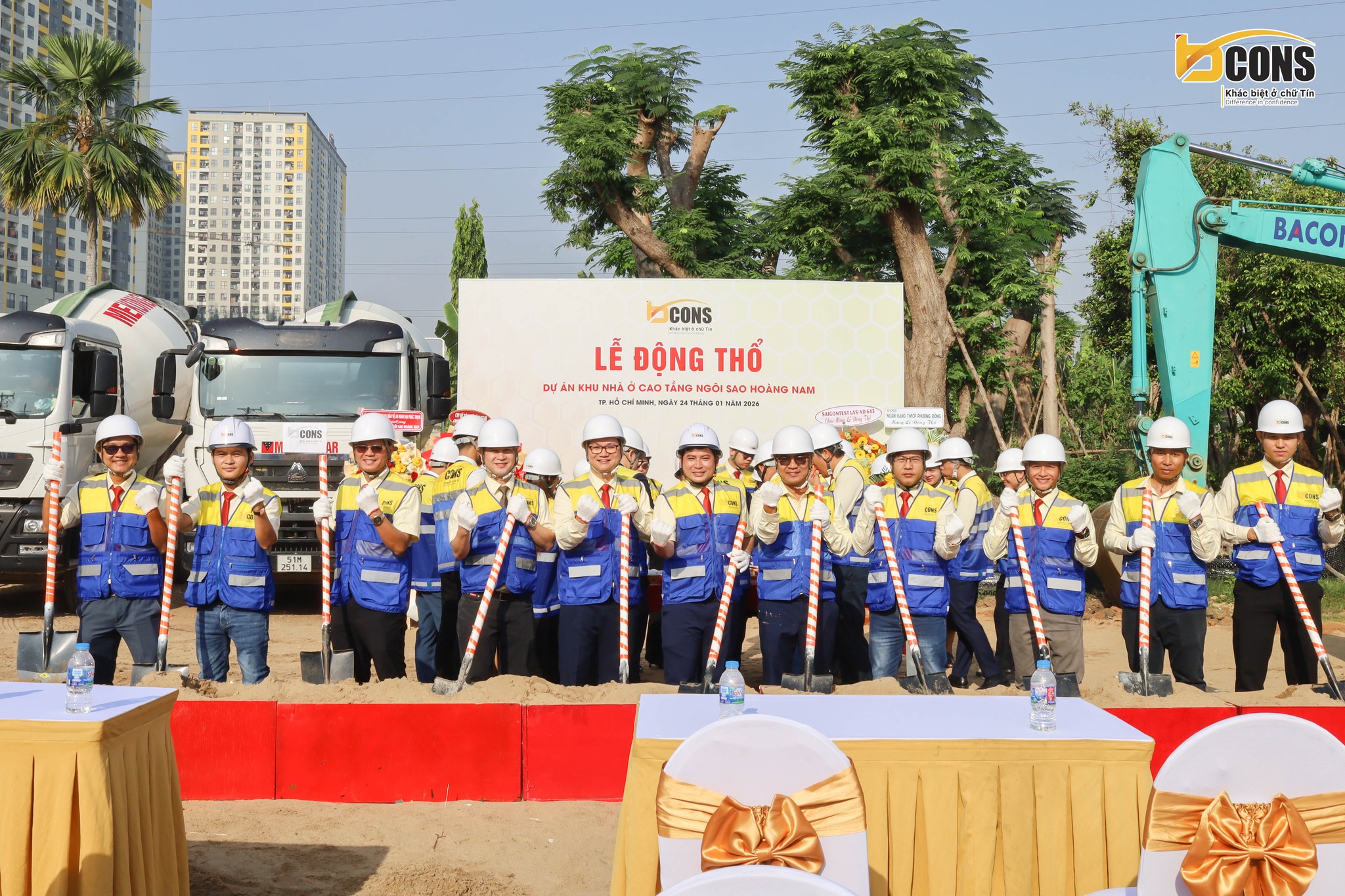 động thổ dự án bcons hoang nam ngoi sao